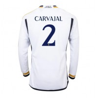 Muški Nogometni Dres Real Madrid Daniel Carvajal #2 Domaci 2023-24 Dugi Rukav